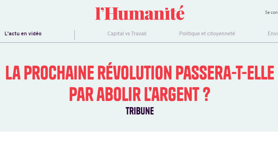 Tribune Sébastien Augé dans l'Humanité